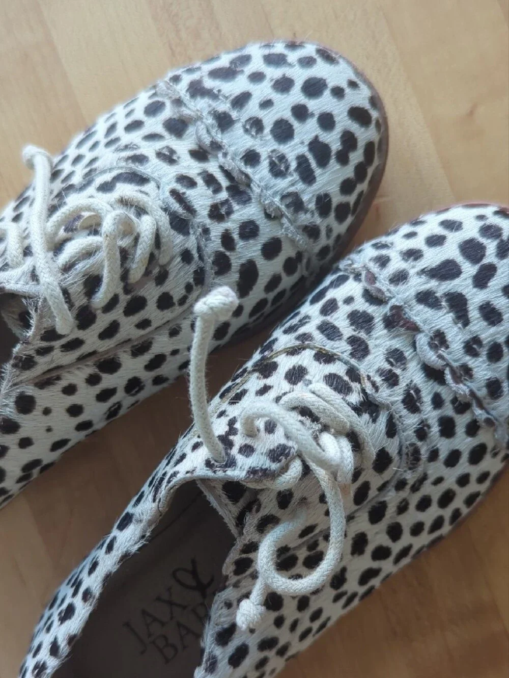Two Pair Bundle Size 11 Leapord Print And Black Leather Kids